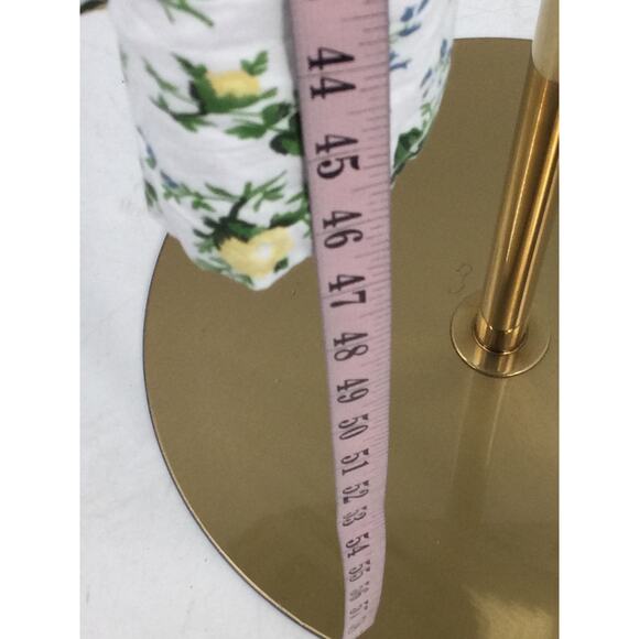 Faithfull the Brand SZ 4 S white Floral Short Sleeve Floral Midi Dress used B23 - Picture 2 of 7